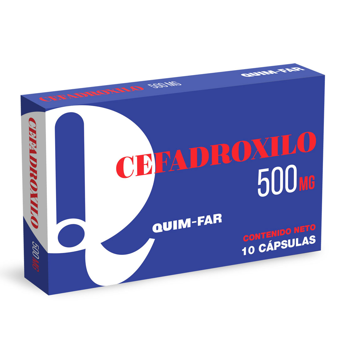 CEFADROXILO 500MG CAP X 10 (QUIMFAR)